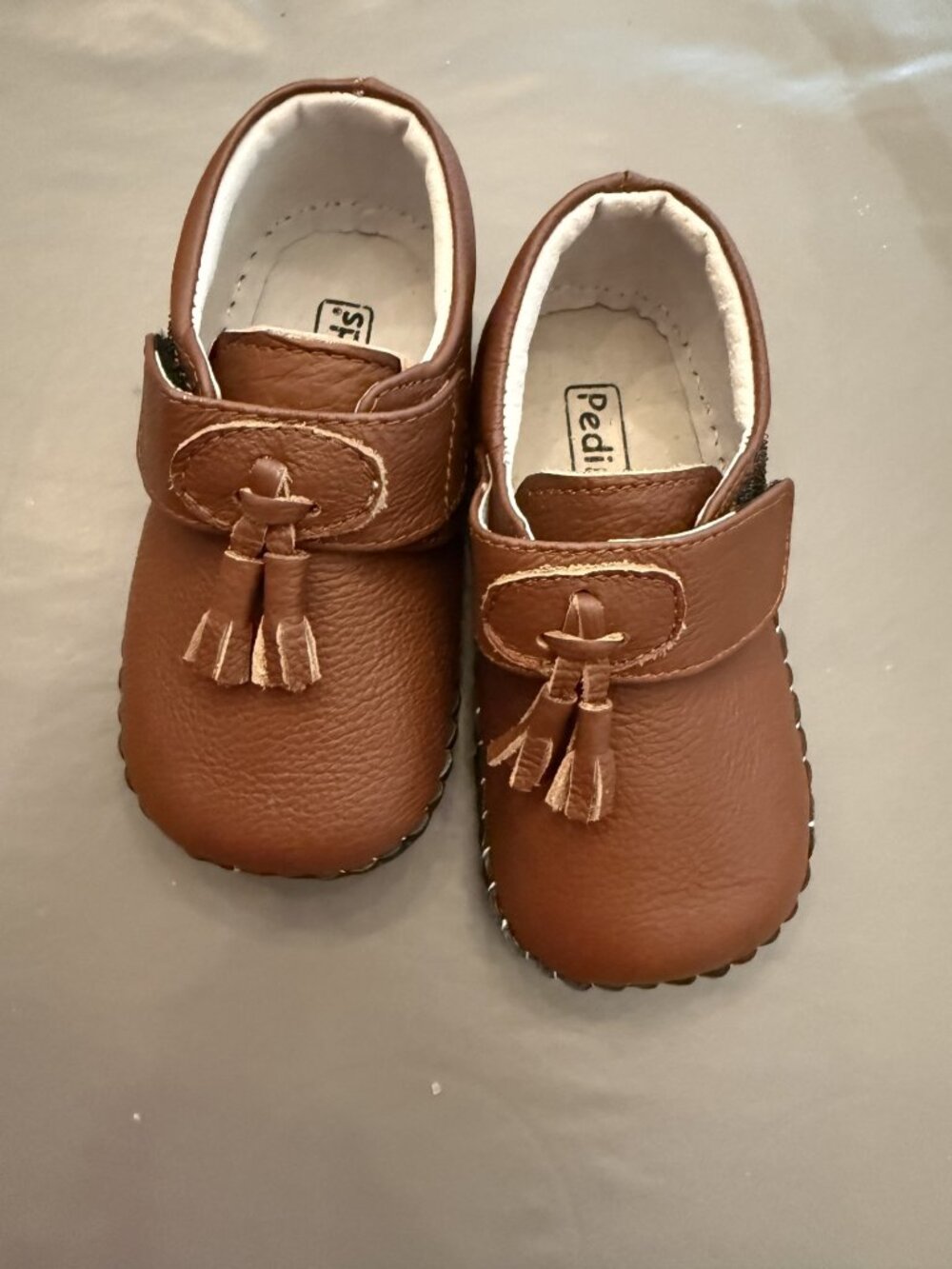 pediped Originals boys tassel loafer